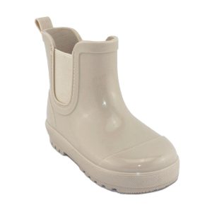 Chelsea Rain Boots Kids Taupe Gloss